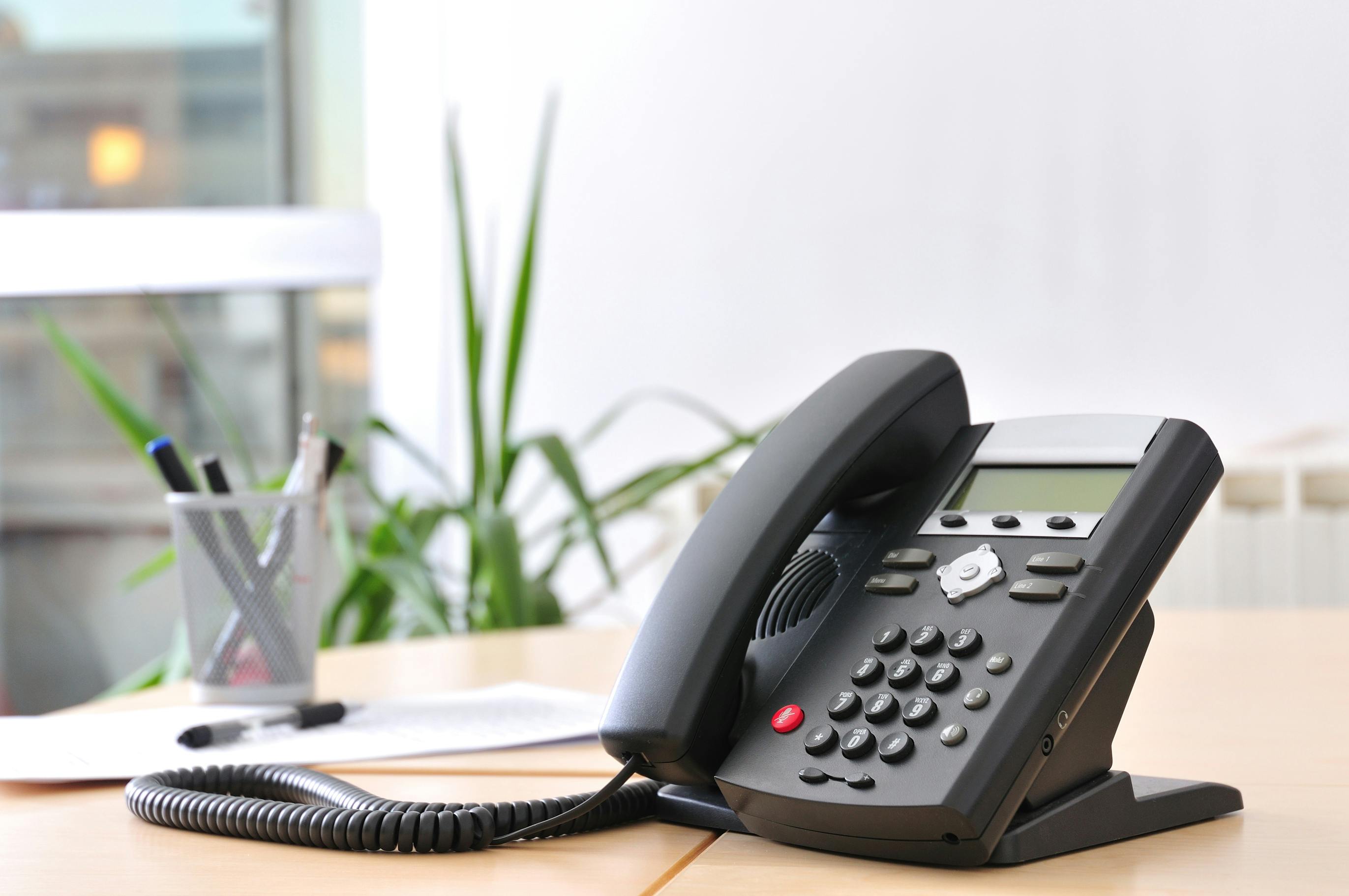 2. A voice-over-IP (VoIP) telephone was a typical node supported by Power-over-Ethernet (PoE), requiring only a single cable connection to a PoE switch.