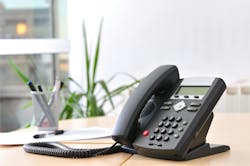 2. A voice-over-IP (VoIP) telephone was a typical node supported by power-over-Ethernet (PoE), requiring only a single cable connection to a PoE switch.