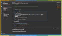 2. This is an example of an MCUXpresso workspace within Microsoft&rsquo;s Visual Studio Code. (NXP)