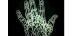 The first polygonal 3D computer-animated hand used a wireframe construction.