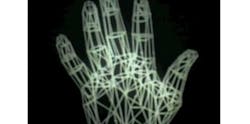 The first polygonal 3D computer-animated hand used a wireframe construction. The first polygonal 3D computer-animated hand used a wireframe construction.