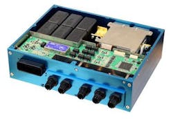 5. Shown is GaN Systems&rsquo; (now part of Infineon) automotive traction inverter. (Image courtesy of Infineon)