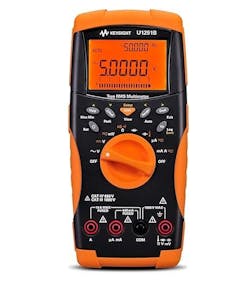 1. The Keysight U1251B handheld DMM has a large central range/function rotary switch. 1. The Keysight U1251B handheld DMM has a large central range/function rotary switch.
