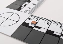 1. The Empower EC1005P silicon capacitor provides capacitance of 16.6 μF in a package measuring just a few millimeters on each side. 1. The Empower EC1005P silicon capacitor provides capacitance of 16.6 μF in a package measuring just a few millimeters on each side.