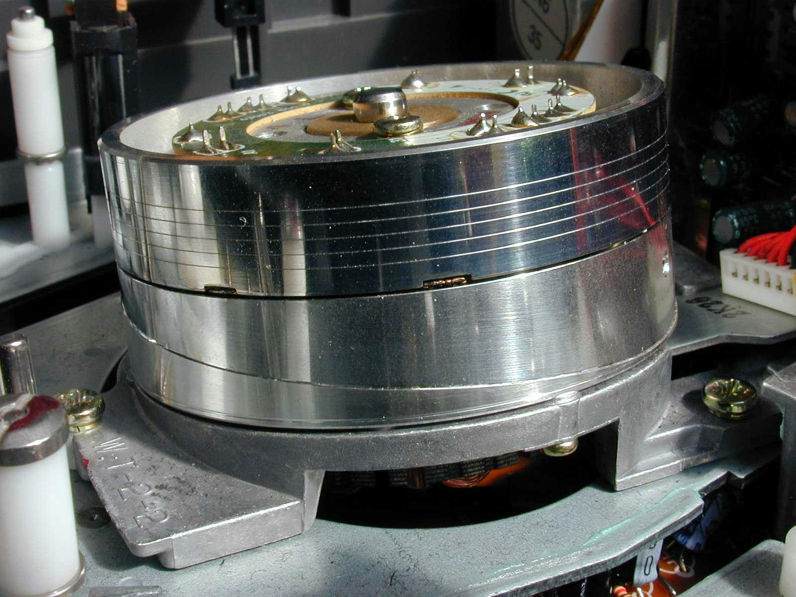 1. The helical scan is a method of recording high-frequency signals onto magnetic tape using a rotating drum outfitted with magnetic heads.