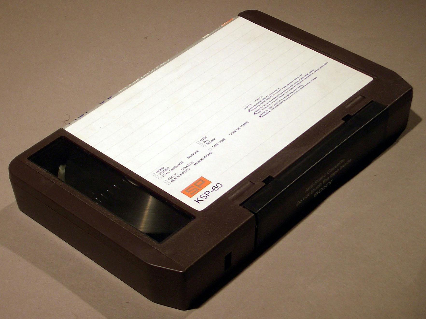 2. The U-matic cartridges were similar to VHS tapes, only they were larger, used 3/4-inch tape, and had a maximum recording time of 80 minutes.
