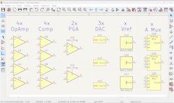 2. Screen capture of KiCad with library elements shown. 2. Screen capture of KiCad with library elements shown.