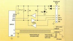 1. This circuit can be installed to determine the core temperature of your PC's CPU and display it on a monitor. It provides the thermal diode's temperature with a ±1°C accuracy. 1. This circuit can be installed to determine the core temperature of your PC's CPU and display it on a monitor. It provides the thermal diode's temperature with a ±1°C accuracy.