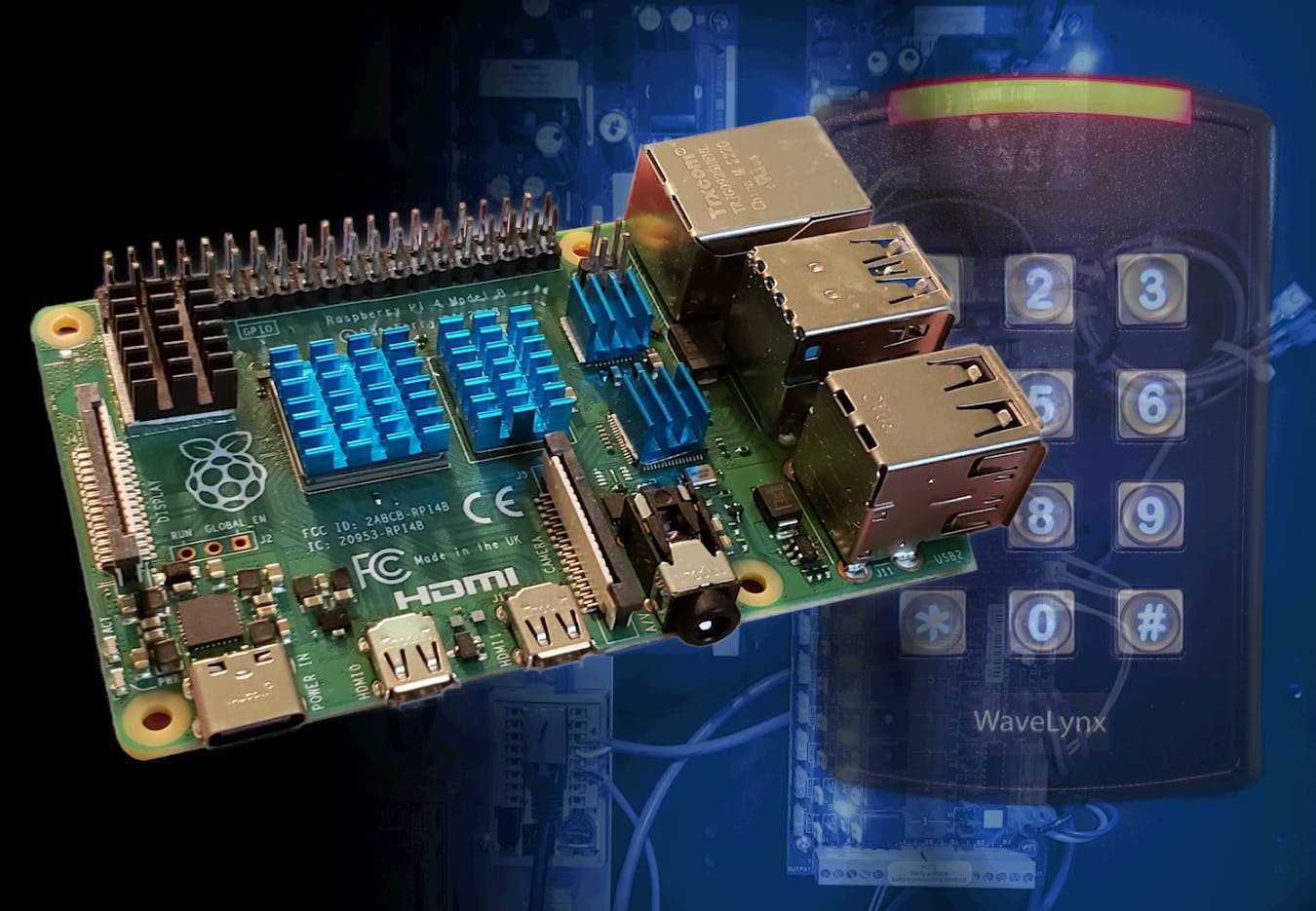 1. Implementing the Raspberry Pi into building security using the Raspberry Pi 4B.