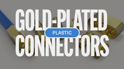 Low-Cost Gold-Plated Plastic Connectors Low-Cost Gold-Plated Plastic Connectors