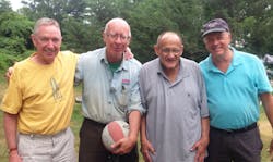 Developing a systems engineering mindset helped Jack Browne (second from left) be a better engineer and appreciate the value of teamwork. Author: Jack Browne Title & Company: With BA degrees in English and Philosophy from Fordham University and BSEE and BS in Mathematics from City College of New York during two different trips to college, I am proof that “life is for the learning” and learning is possible in many different areas. Developing a systems engineering mindset helped Jack Browne (second from left) be a better engineer and appreciate the value of teamwork. Author: Jack Browne Title & Company: With BA degrees in English and Philosophy from Fordham University and BSEE and BS in Mathematics from City College of New York during two different trips to college, I am proof that “life is for the learning” and learning is possible in many different areas.