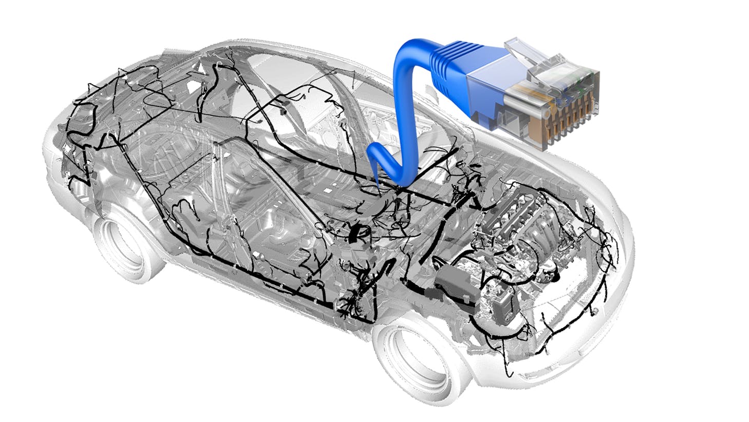 Data travels under the hood of modern cars not only over longer distances, but also at significantly faster speeds, raising the bar for in-vehicle connectivity.