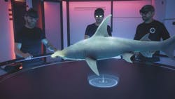3. The 3D presentation is viewed using Microsoft Hololens 2 augmented-reality glasses. 3. The 3D presentation is viewed using Microsoft Hololens 2 augmented-reality glasses.