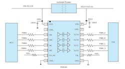 3. This is a typical PWM isolated circuit for an intelligent power module (IPM). 3. This is a typical PWM isolated circuit for an intelligent power module (IPM).