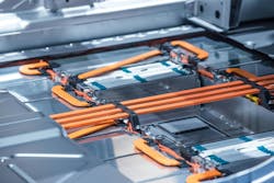 Busbars are used to distribute power from EV battery packs because they tend to have greater power capacity than traditional cables. Busbars are used to distribute power from EV battery packs because they tend to have greater power capacity than traditional cables.