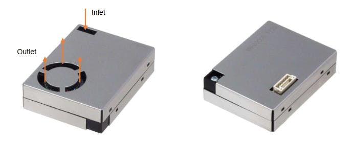 2. The module provides a defined airflow path with an internal fan to ensure consistent operation.