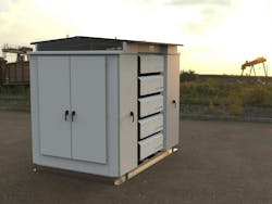 Using a modular approach, the new “M” inverter from EPC enables customized central-style inverters by connecting several smaller units. Using a modular approach, the new “M” inverter from EPC enables customized central-style inverters by connecting several smaller units.