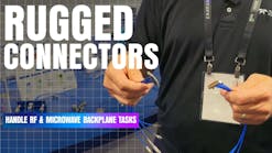 Rugged Connectors Handle RF and Microwave Backplane Tasks Rugged Connectors Handle RF and Microwave Backplane Tasks