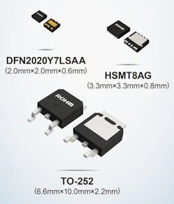 Users can select from among three package types, depending on the application. Space-constrained sets like advanced driver-assistance systems (ADAS) can take advantage of the 2.0- × 2.0-mm DFN2020Y7LSAA and 3.3- × 3.3-mm HSMT8AG packages. Also available is the widely used 6.6- × 10-mm TO-252 DPAK for automotive power applications. Users can select from among three package types, depending on the application. Space-constrained sets like advanced driver-assistance systems (ADAS) can take advantage of the 2.0- × 2.0-mm DFN2020Y7LSAA and 3.3- × 3.3-mm HSMT8AG packages. Also available is the widely used 6.6- × 10-mm TO-252 DPAK for automotive power applications.