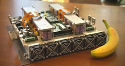 1. Unico’s BAT350 high-current formation channel. Banana for scale. 1. Unico’s BAT350 high-current formation channel. Banana for scale.