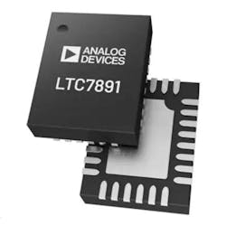 Figure 3: ADI's LTC7891 step-down controller. (Source: Analog Devices, Inc.) Figure 3: ADI's LTC7891 step-down controller. (Source: Analog Devices, Inc.)