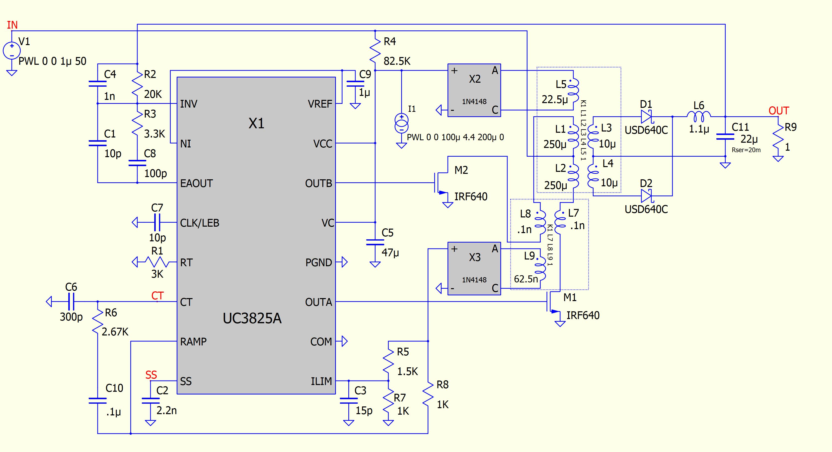 Mike&rsquo;s example LTspice schematic mostly follows SPICE drafting conventions.