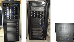 1. The main servers include a dual-processor SuperMicro system (left), Intel Xeon (center), and Intel Core-i7 (right). 1. The main servers include a dual-processor SuperMicro system (left), Intel Xeon (center), and Intel Core-i7 (right).