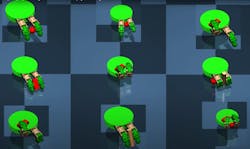 Researchers employed the MuJoCo simulator to design the ideal robotic hand that can grasp objects and carry them back to the robotic arm. Researchers employed the MuJoCo simulator to design the ideal robotic hand that can grasp objects and carry them back to the robotic arm.