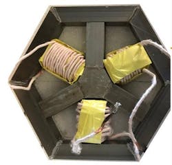 2. This is the fabricated proposed inductor with a significant height improvement. (Image courtesy of Reference 3) 2. This is the fabricated proposed inductor with a significant height improvement. (Image courtesy of Reference 3)