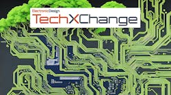 Green printed circuit board morphing into trees Green printed circuit board morphing into trees