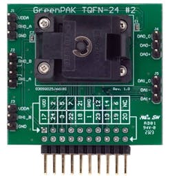 SLG47003 evaluation and programming board. SLG47003 evaluation and programming board.