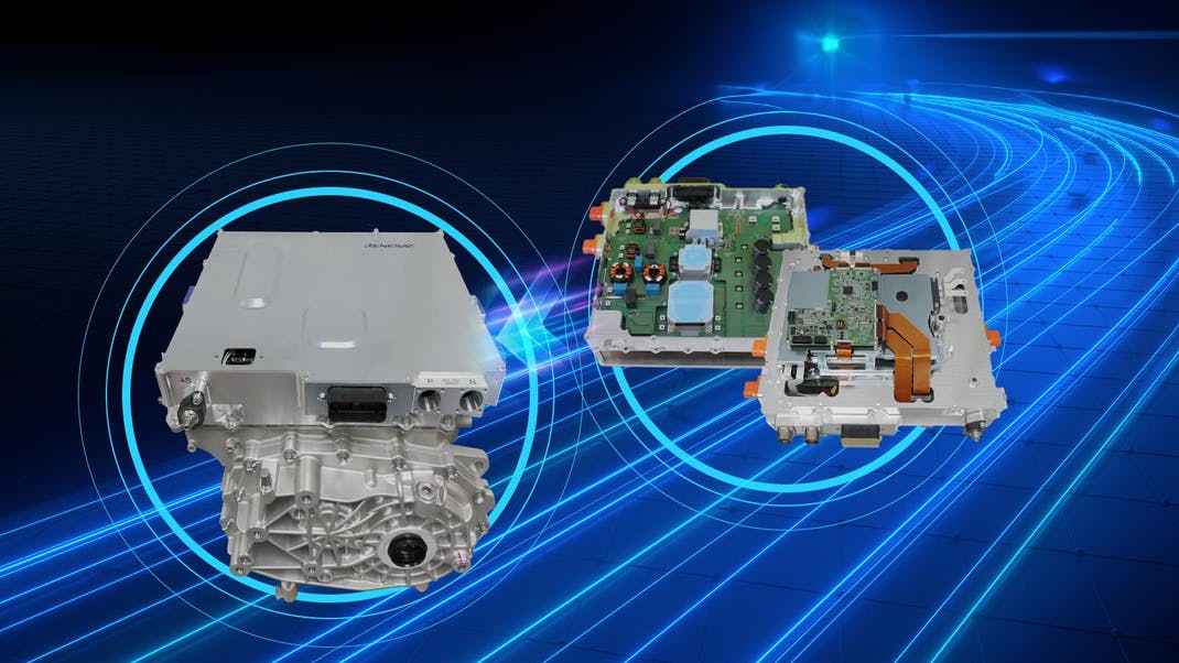 Renesas-Nidec 8-in-1 proof of conecpt for electric-vehicle E-Axles