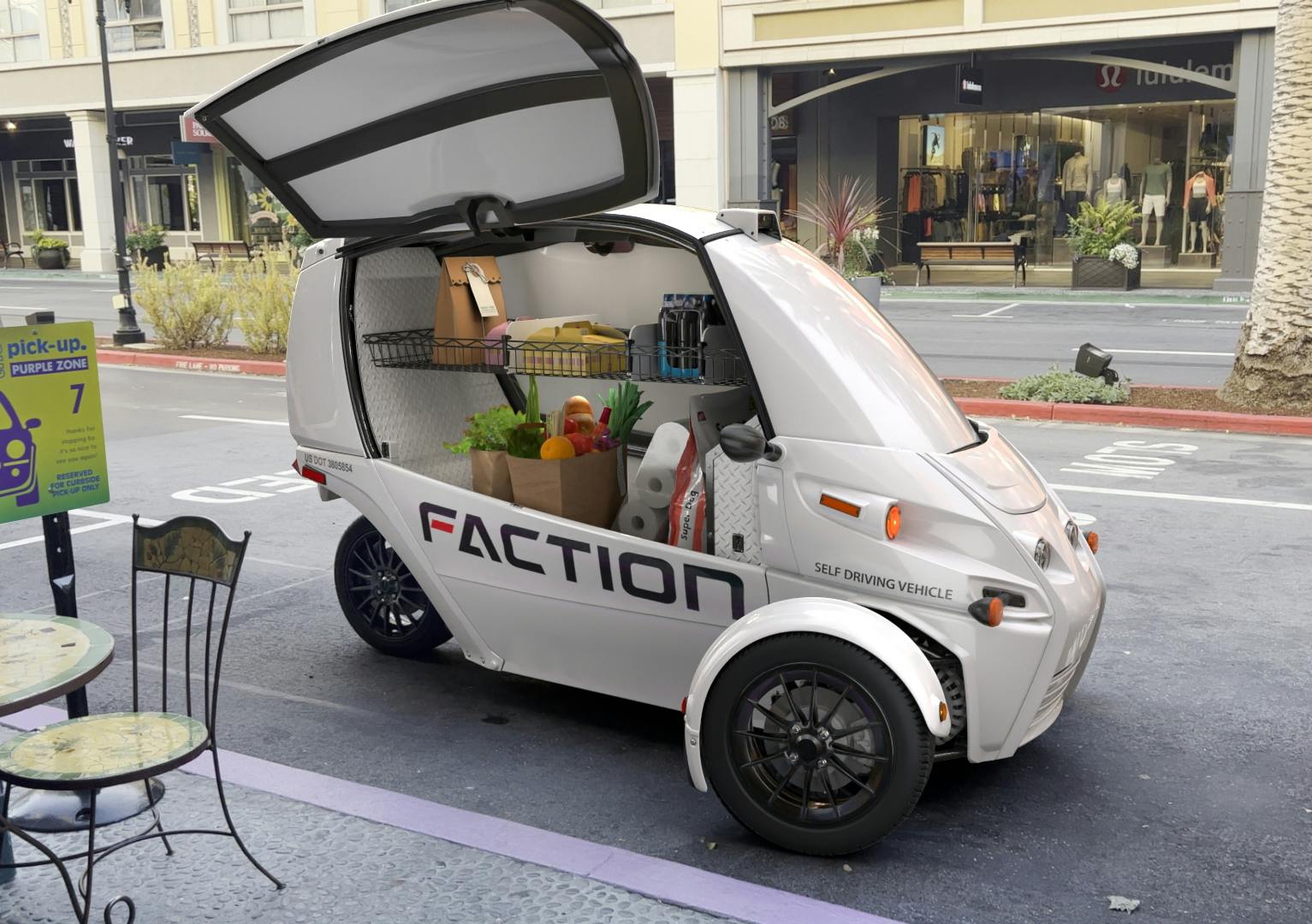 5. Faction relies on RTK to help its self-driving delivery vehicles achieve centimeter-level precision.
