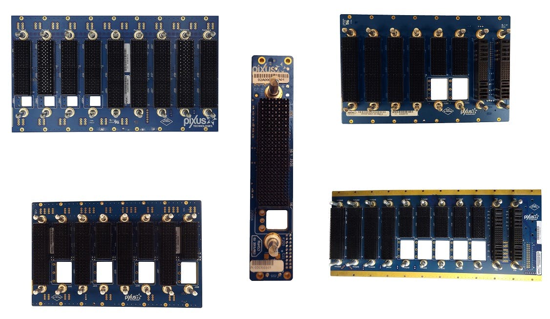 1. With the number of RF/optical aperture options, backplane speeds (with different connector speed options), and slot counts, having an array of development backplane options is critical for OpenVPX and SOSA-aligned systems.