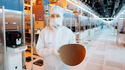 Infineon said the ultra-thin cut of silicon can reduce substrate resistance in its power devices by 50%. Infineon said the ultra-thin cut of silicon can reduce substrate resistance in its power devices by 50%.