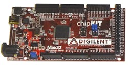 Figure 2. Digilent’s chipKit uses Microchip’s 32-bit MIPS platform in an Arduino form factor. Figure 2. Digilent’s chipKit uses Microchip’s 32-bit MIPS platform in an Arduino form factor.