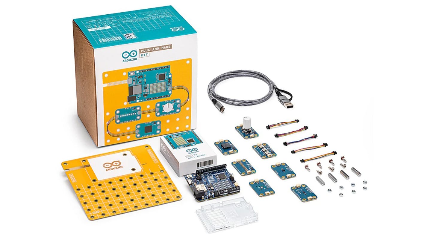 2. The Arduino Plug and Make Kit.
