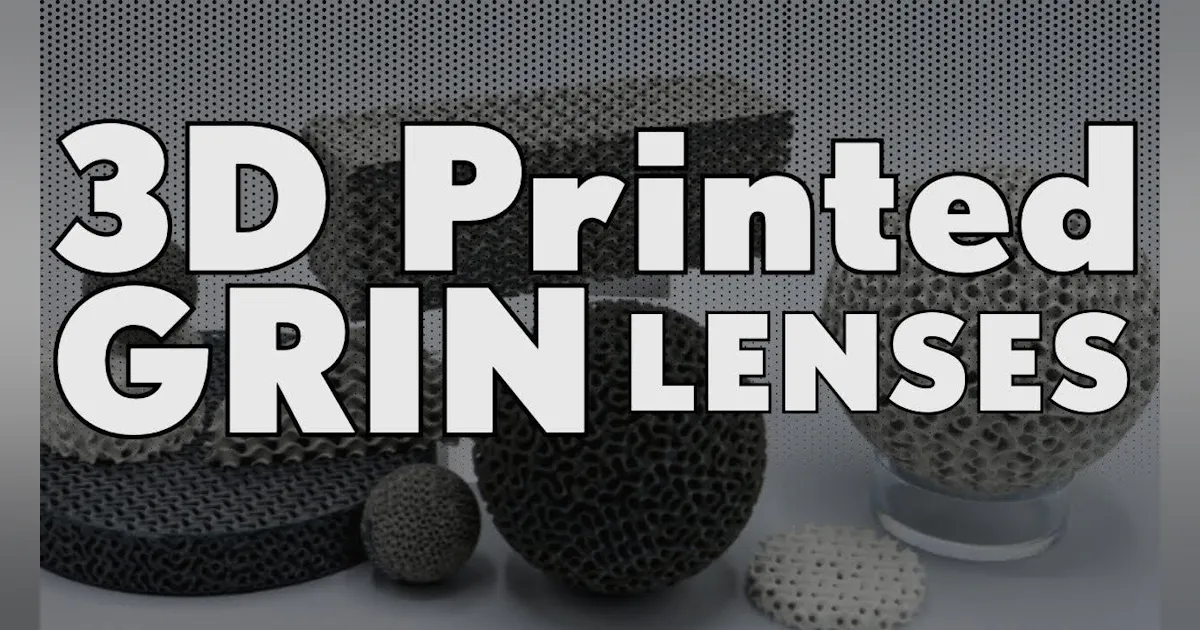 Using a 3D-Printed Gradient Index Refracted Lens | Electronic Design