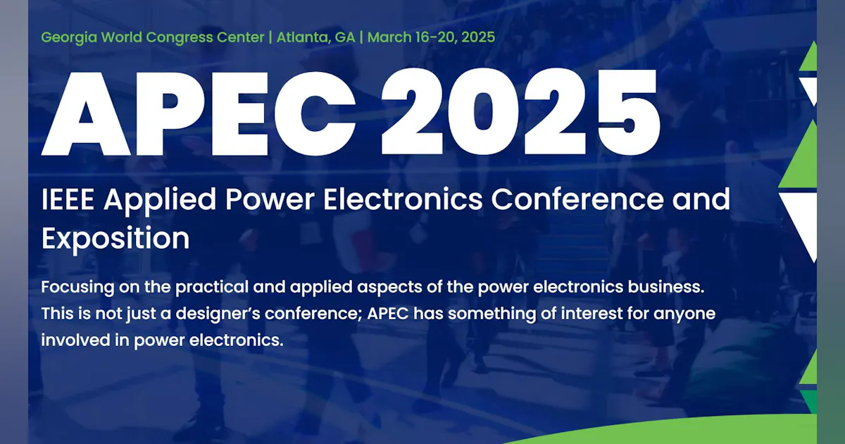 Join Us for ED’s Reader/Editor Meetup at APEC 2025 | Electronic Design