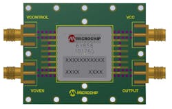 Test board for Microchip VCSOs Test board for Microchip VCSOs