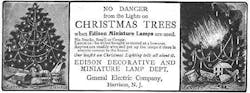 2. Shown is a General Electric advertisement for electric lights. Too bad they were also fire hazards. (Image credit: 1901 GE advertisement) 2. Shown is a General Electric advertisement for electric lights. Too bad they were also fire hazards. (Image credit: 1901 GE advertisement)