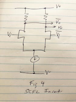 4. A potential differential inverter circuit for SPICE simulation. 4. A potential differential inverter circuit for SPICE simulation.