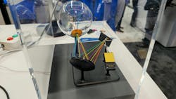 Light from TDK’s mini-lasers can be projected into an eye to present an image Light from TDK’s mini-lasers can be projected into an eye to present an image