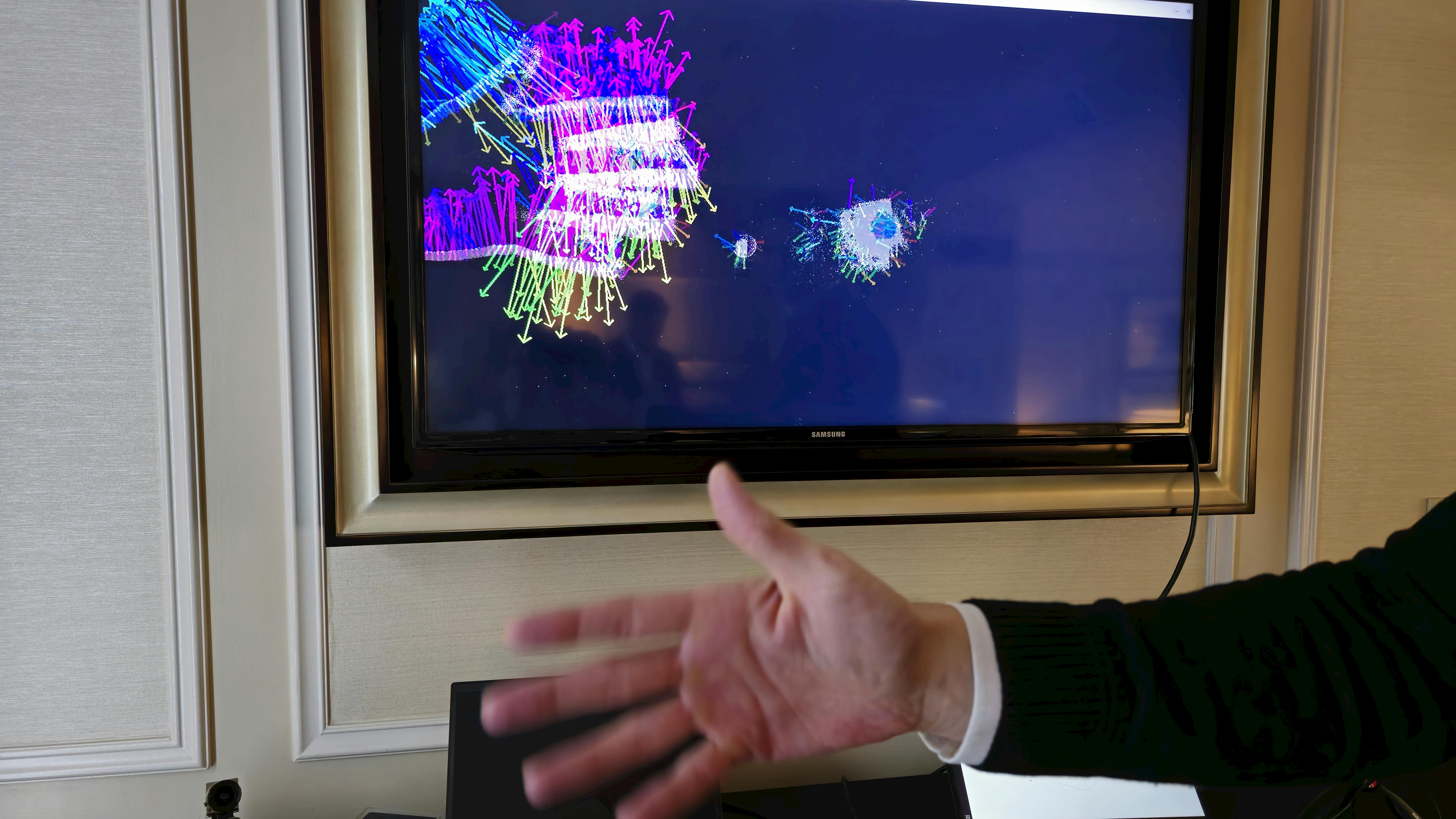 Event-based camera can track hand movement as well as determine direction of change