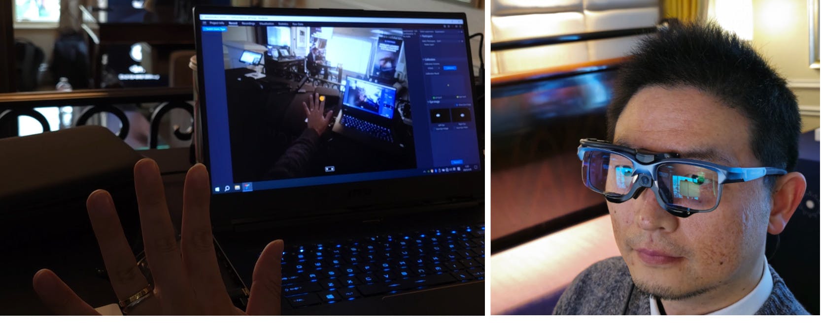 Eye tracking&mdash;the camera is looking at the iris