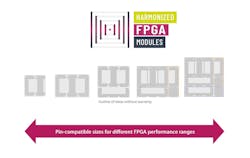 Possible variants of soldered FPGA modules Possible variants of soldered FPGA modules