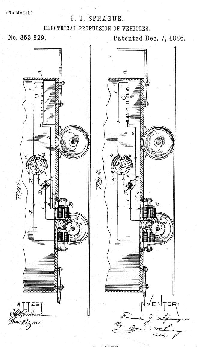 Sprague&rsquo;s constant-speed, non-sparking motor