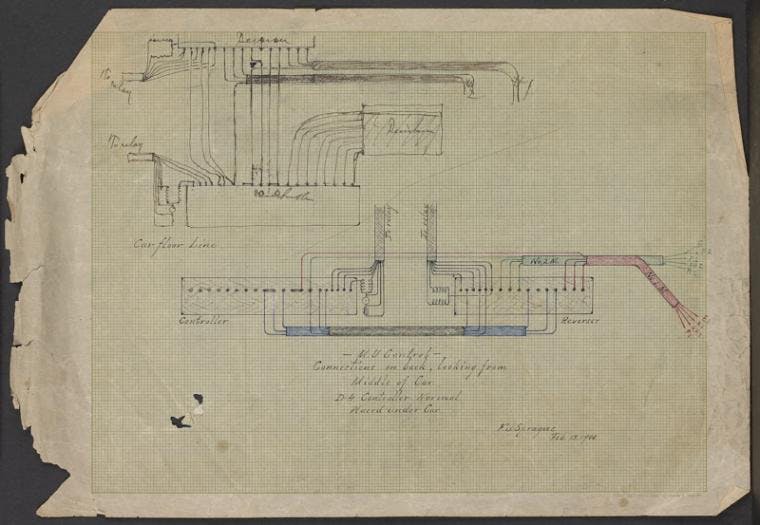 Sprague&rsquo;s elevator motor