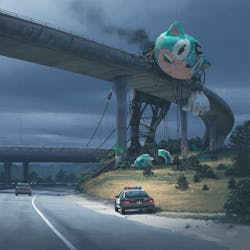 Picture of the graphic novel version of Stålenhag’s book Picture of the graphic novel version of Stålenhag’s book