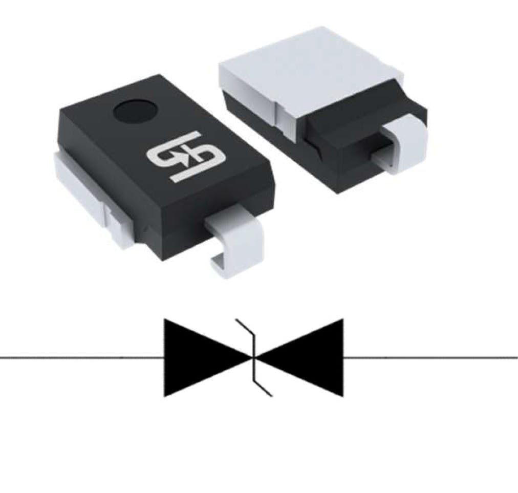 Product: LTD7S24CAH Type: Transient voltage suppressor (TVS) diode Power rating: 7,700 W VMM: 24 V VBR: 29.5 V TJMAX: 175&deg;C Features: - Low clamping voltage - Low leakage current Vendor: Taiwan Semiconductor